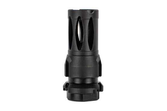 FCD 6310KM compensator features redesigned side ports for superior flash suppression and muzzle rise reduction